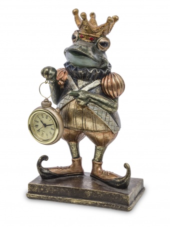 Figurine Frog with a watch