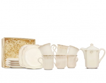 Pl dessert set with teapot 6-person Roman mugs